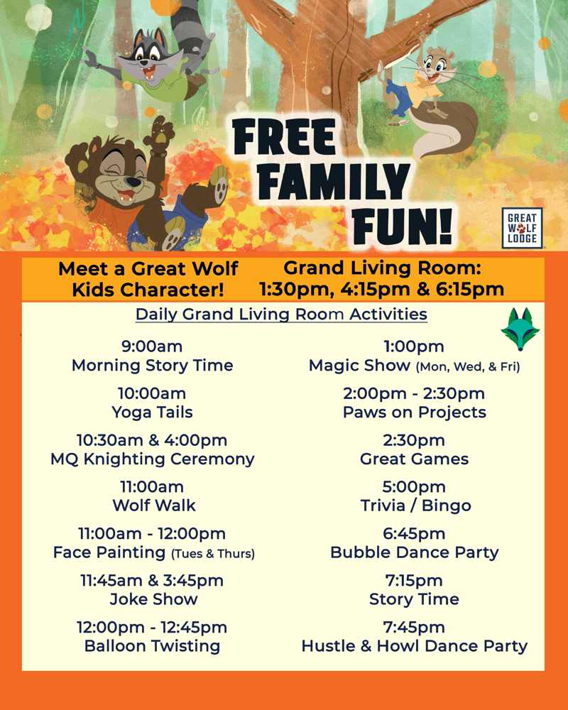 Fall Event Listing