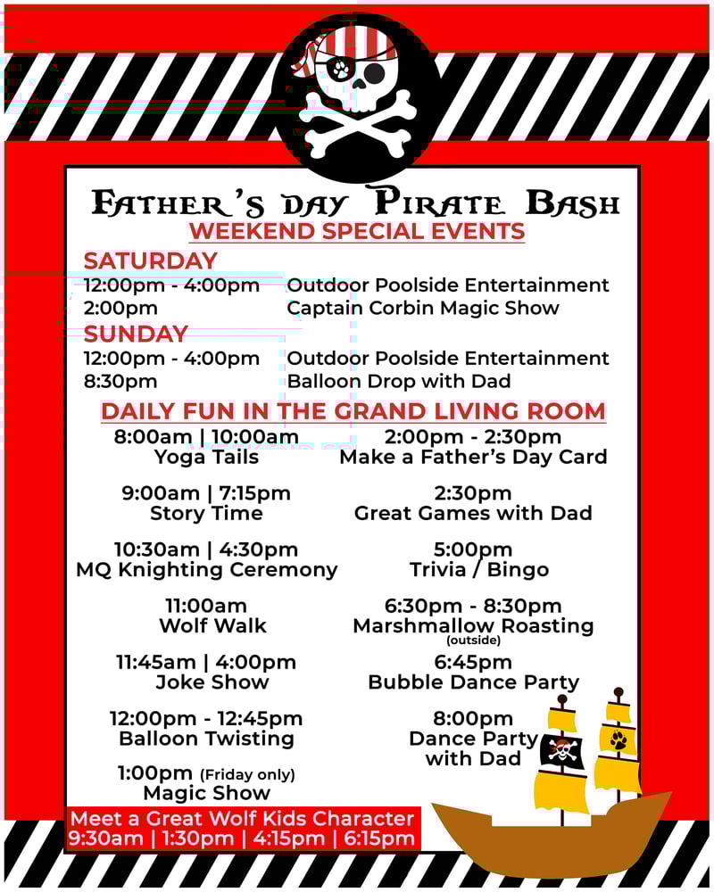 Father's Day Event Listing
